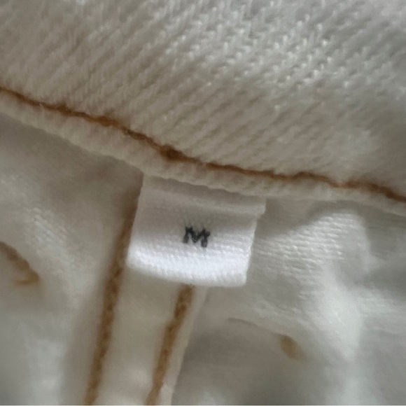 NWT SLVRLAKE + Net Sustain Organic Denim Overalls In Natural White - Picture 11 of 11